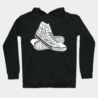 Shoes Sneakers A Journey of 1000 Miles Begins With Good Shoes Hoodie